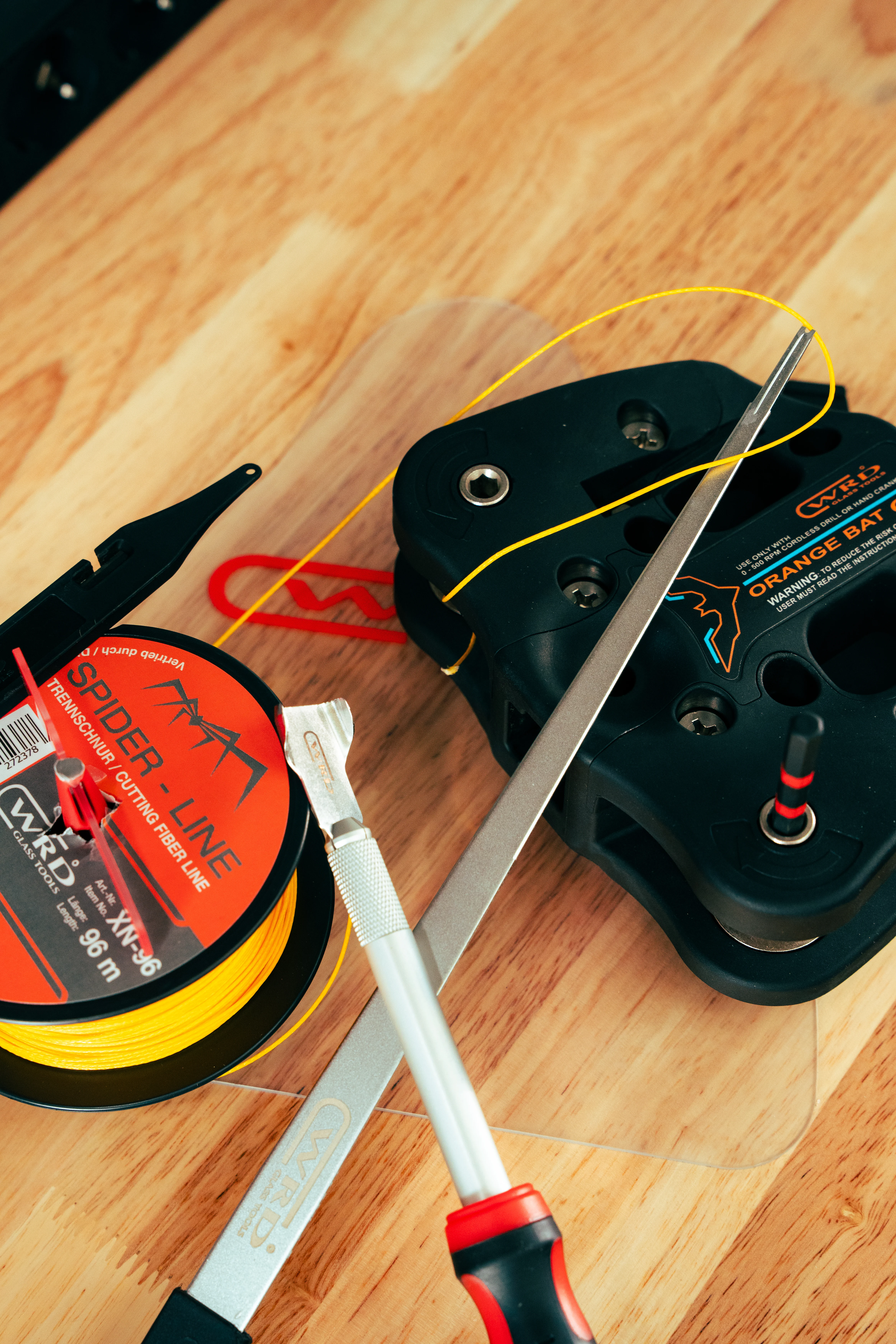 Moderne Ausstattung für Steinschlag-Reparatur